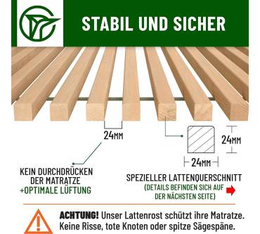 Produktbild Hansales Lattenrollrost Premium