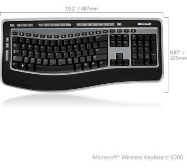 Produktbild Microsoft Wireless Keyboard 6000