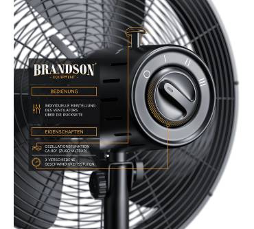 Produktbild Brandson Standventilator Dreibeinstativ 50W