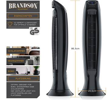 Produktbild Brandson Turmventilator Design