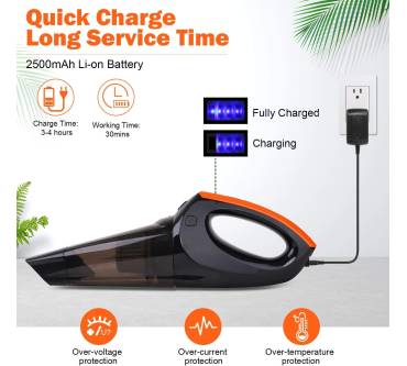 Produktbild VacPower 6500pA Handstaubsauger