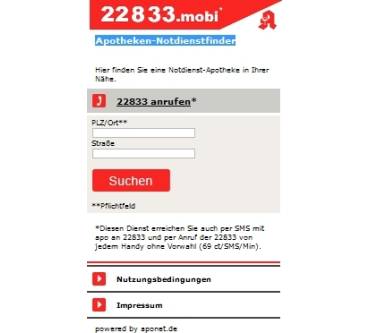 Produktbild ABDA Apotheken-Notdienstfinder (für Handy)