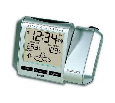 Produktbild Wetterladen Projektionsuhr mit Wetterstation WT 543
