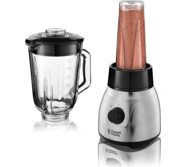 Produktbild Russell Hobbs Steel 2-in-1 Glas-Standmixer