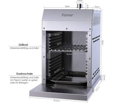 Produktbild Femor 800°C Hochleistungsgrill