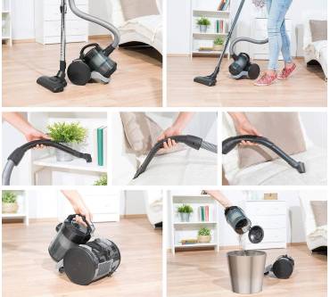 Produktbild Sichler Beutelloser Zyklon-Staubsauger mit HEPA-Luftfilter NX-6150