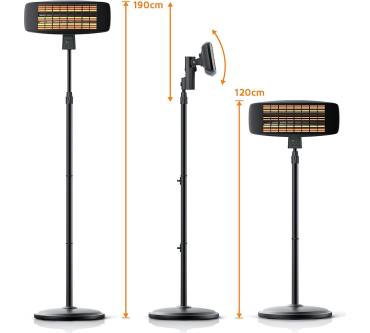 Produktbild Brandson Heizstrahler mit Fernbedienung