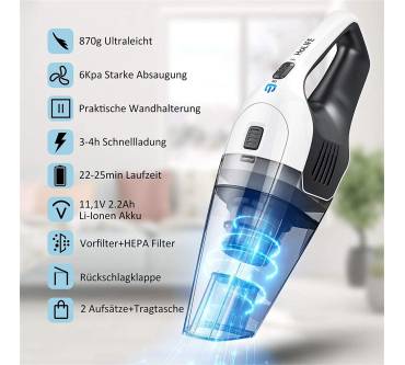 Produktbild Holife HM218B Handstaubsauger 6000PA