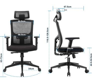 Produktbild Komene Ergonomischer Bürostuhl