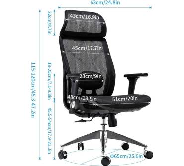 Produktbild Amazon UMI. by Ergonomischer Bürostuhl