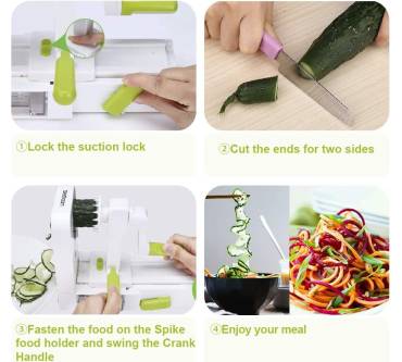 Produktbild Sedhoom SD003791 Spiralschneider mit 5 Klingen