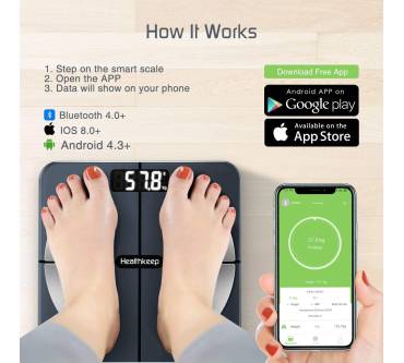 Produktbild Healthkeep Körperfettwaage FG263LB