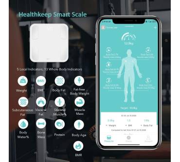 Produktbild Healthkeep Körperfettwaage FG1904B
