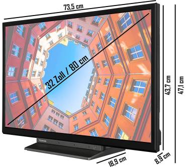 32LK3C63DA Kurs Streaming-Abteilung | Toshiba Full-HD-Fernseher mit zum superfreundlichen