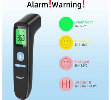 Produktbild Ankovo Kontaktloses Infrarot Fieberthermometer (FC-IR200)