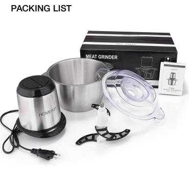 Produktbild HOMEASY Universalzerkleinerer mit 2L Edelstahlschüssel