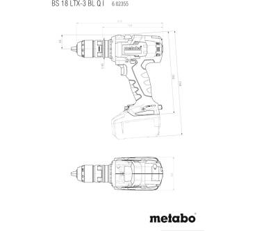 Metabo BS 18 LTX-3 BL Q I | Akku-Bohrschrauber mit hohen Leistungsreserven