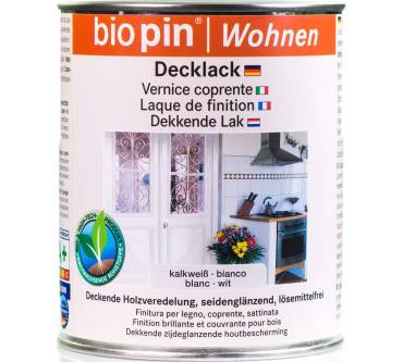 Produktbild Bio Pin Wohnen Decklack weiß