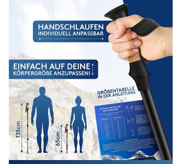 Produktbild Alpen Bears Teleskop Wanderstock