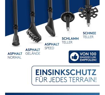 Produktbild Alpen Bears Teleskop Wanderstock