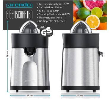 Produktbild Arendo Juicer 304529