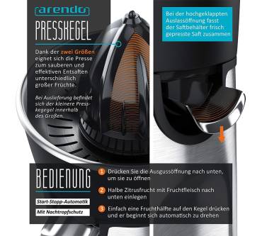 Produktbild Arendo Juicer 304529