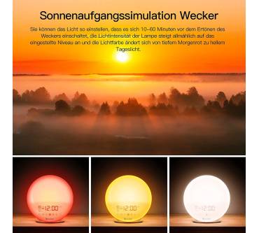 Produktbild Coulax Wake Up Lichtwecker Holzoptik