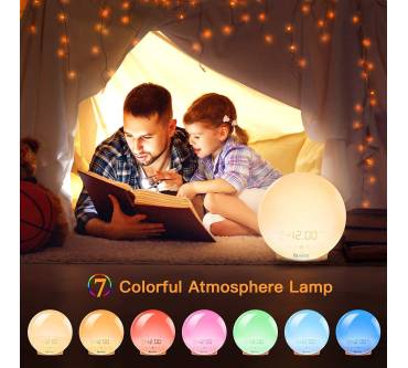 Produktbild Coulax Wake Up Lichtwecker Holzoptik