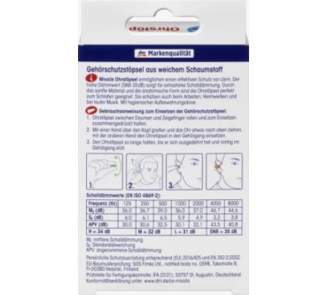 Produktbild dm / Mivolis Ohrstöpsel