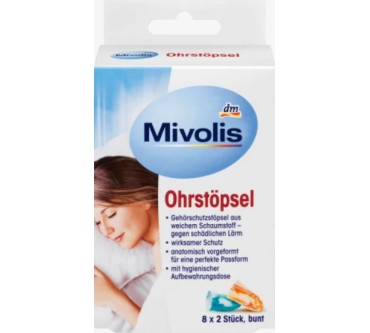 Produktbild dm / Mivolis Ohrstöpsel