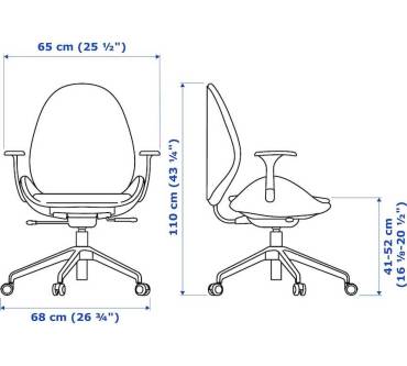 Produktbild Ikea Hattefjäll (mit Armlehnen Smidig)