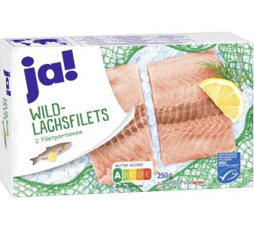 Produktbild Rewe / Ja! Wild-Lachsfilets