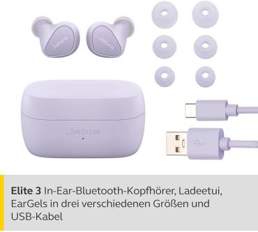 Jabra Elite 3 Kopfhörer für im | gut Gebrauch Guter den 1,8 normalen Test
