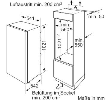 Produktbild Bosch Serie 2 KIR20NFF0