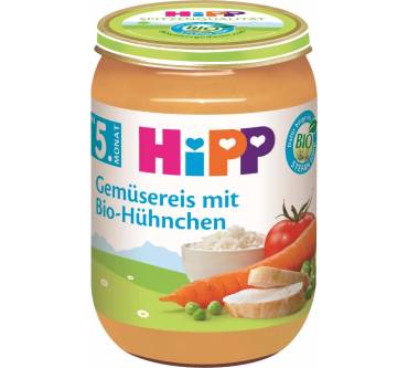 Produktbild HiPP Gemüsereis mit Bio-Hühnchen