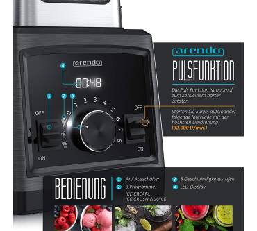 Produktbild Arendo Multi Mixer 2000 Watt (304699)