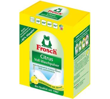 Produktbild Frosch Citrus Voll-Waschpulver