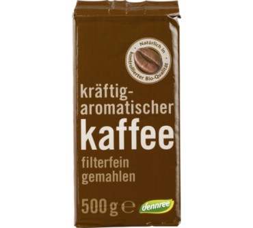 Produktbild Dennree kräftig-aromatischer Kaffee filterfein gemahlen