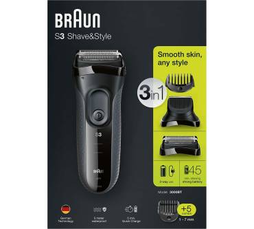 Produktbild Braun Series 3 3000BT Shave&Style