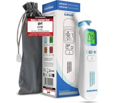Produktbild Grundig 2in1 Stirn- und Ohrthermometer