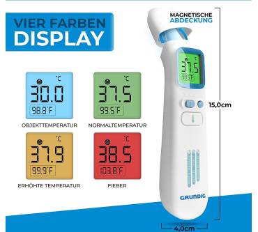 Produktbild Grundig 2in1 Stirn- und Ohrthermometer