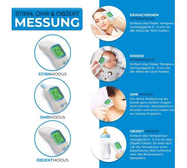 Produktbild Grundig 2in1 Stirn- und Ohrthermometer