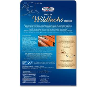 Produktbild Friedrichs Kodiak Wildlachs smoked