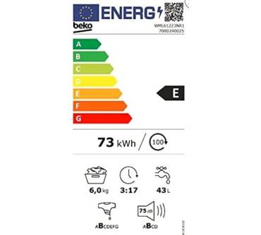 Produktbild Beko WML61223NR1