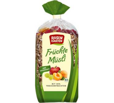 Produktbild Rosengarten Früchte-Müsli (Bio)