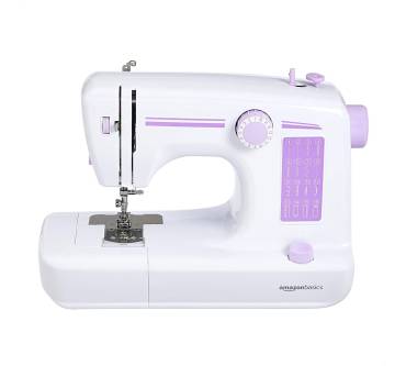 Produktbild AmazonBasics 16-Stich-Mini-Haushalts-Nähmaschine