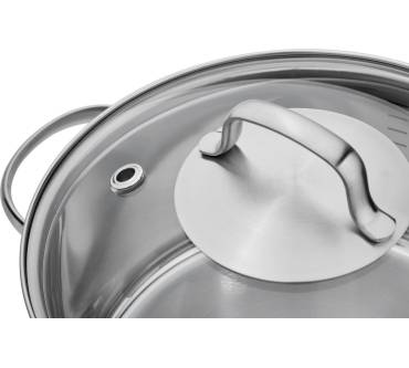 Produktbild Lidl / Ernesto Topfset Edelstahl mit Glasdeckel (5-teilig)