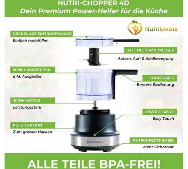 Produktbild Nutrilovers Nutri-Chopper 4D