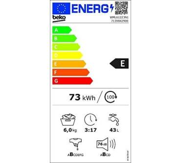 Produktbild Beko WML61223N1