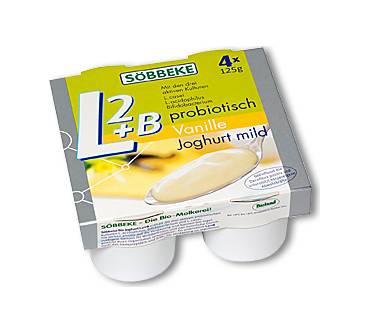 Produktbild Söbbeke L2+B Joghurt mild probiotisch Vanille